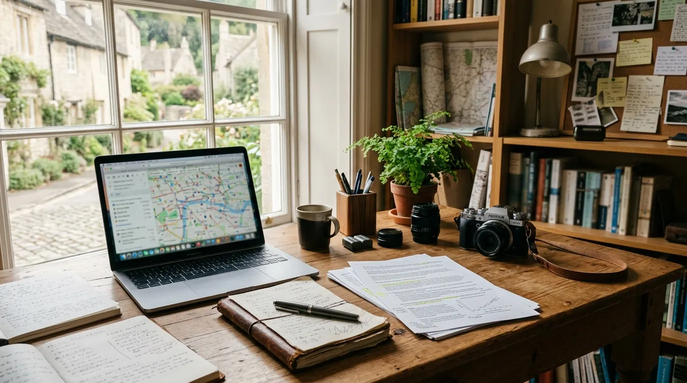 Independent local guide research workspace