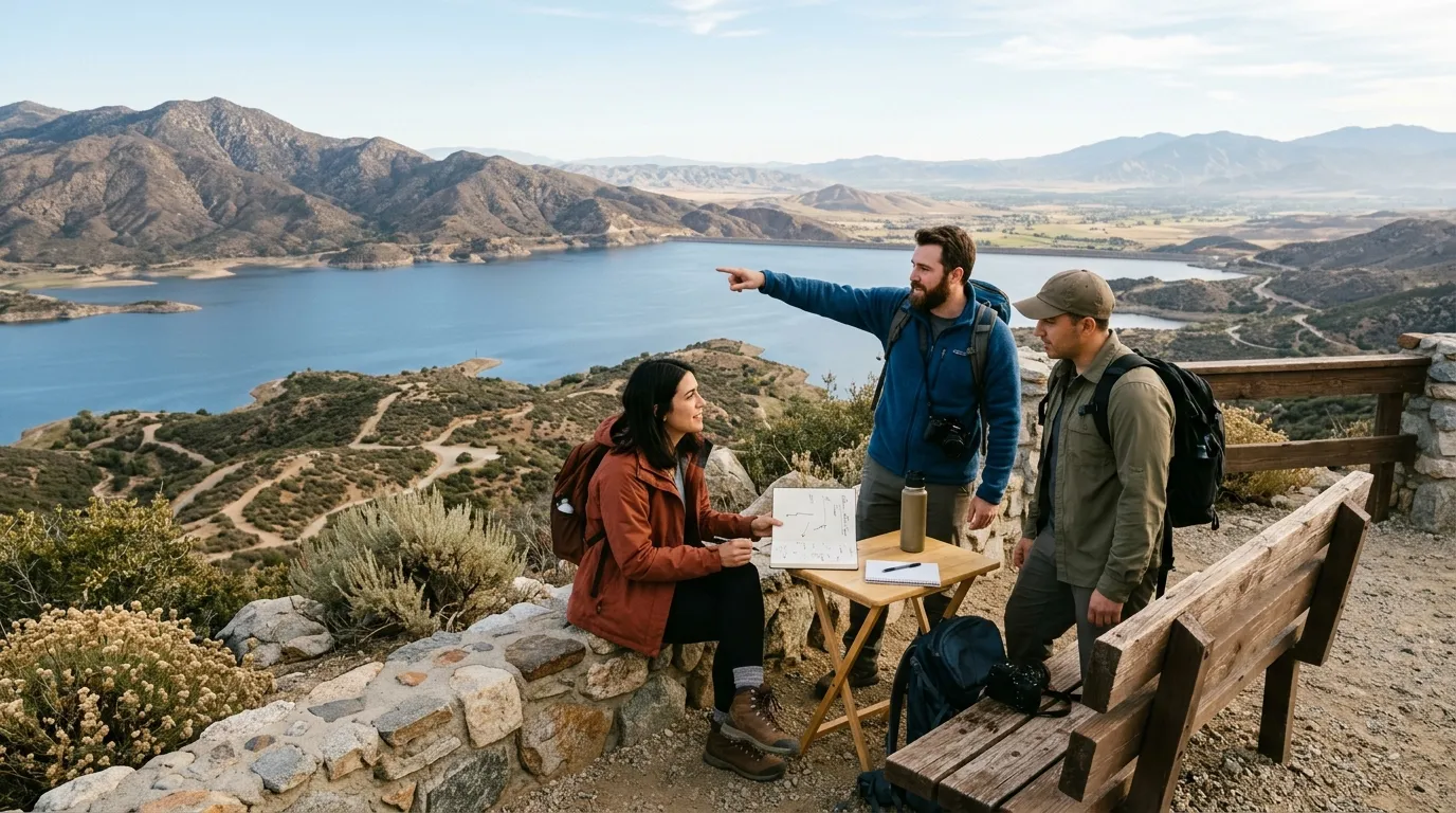 Visitors planning a day near Hemet outdoor attractions